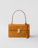 Prada Soft Sound Medium Leather Shoulder Bag